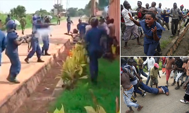 Polisi Wanita Tembaki Perusuh jadi Target Amuk Massa di Burundi